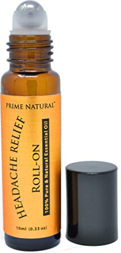 Headache Relief Essential Oil Roll-On - Calming Aroma, Pre-Diluted 10ml, Easy Application