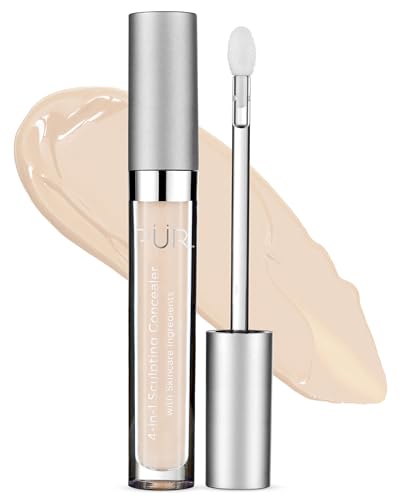 PUR Beauty 4-in-1 Sculpting Concealer - Conceals, Brightens, Hydrates - Fair Ivory, LN2