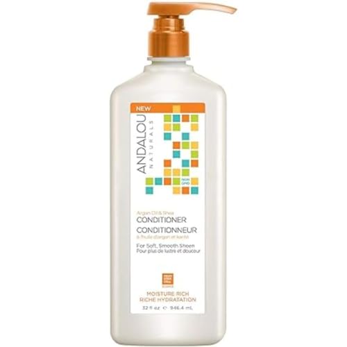 Andalou Naturals Conditioner - Moisturizes & Strengthens for Curly, Dry Hair - 32 Fl Oz