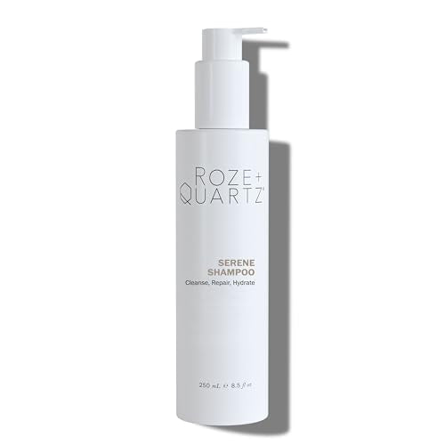 Roze + Quartz Serene Shampoo - Cleanses & Repairs, Vegan, Leaping Bunny Certified - 8.5oz