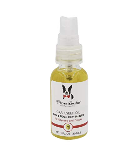 Warren London Pet Moisturizer - Revitalizing Grapeseed Oil Spray for Softer Paws - 1oz