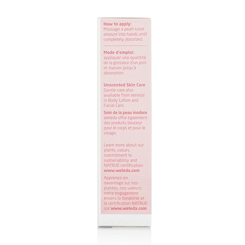 Weleda Unscented Hand Cream - Moisturizes with Jojoba, Borage & Coconut Oils - 1.7oz