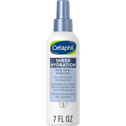 CETAPHIL Sheer Hydration Body Lotion - 48Hr Moisture for Sensitive Skin, Fragrance-Free - 7 fl oz