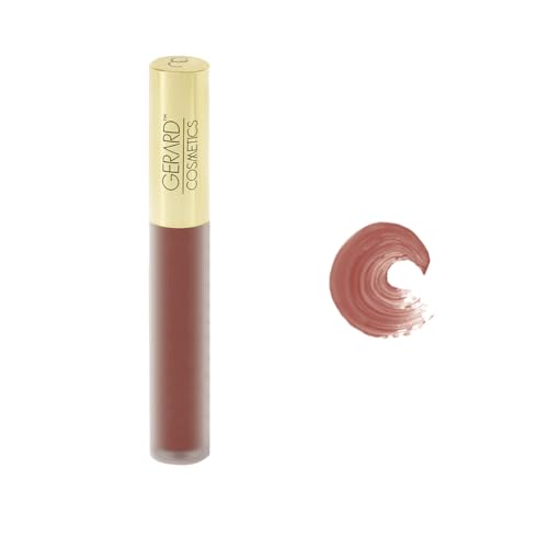 Gerard Cosmetics Lipstick - Long-Lasting, Non-Drying Matte Finish, Rosy Brown - 1995