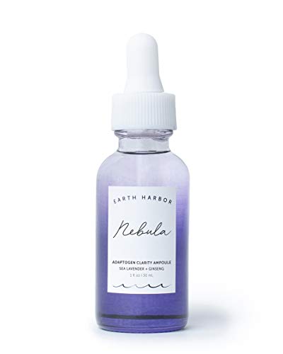 Earth Harbor NEBULA Adaptogen Clarity Ampoule - Clears & Balances Skin, Vegan Ingredients - 1 fl oz