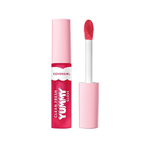 COVERGIRL Clean Fresh Yummy Gloss - Juicy, Lightweight, Vegan Formula with Natural Flavors - 0.17oz