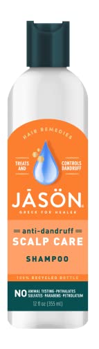 Jason Dandruff Relief Shampoo - Nourishes Hair, Controls Scalp Dermatitis - 12oz