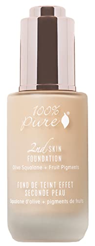 100% PURE Lightweight Serum Foundation - Anti-Aging Hydration, Vegan & Gluten-Free - 1.18 Fl Oz