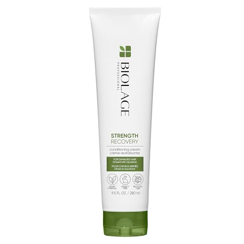 Biolage Strength Recovery Conditioner - Repairs Damage, Moisturizes & Softens - 9.5 Fl. Oz