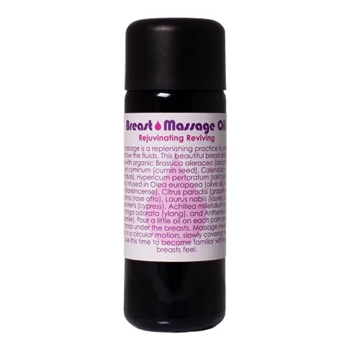 Living Libations Massage Oil - Nourishing, Wildcrafted Ingredients for Breast Balance - 1.7 fl oz