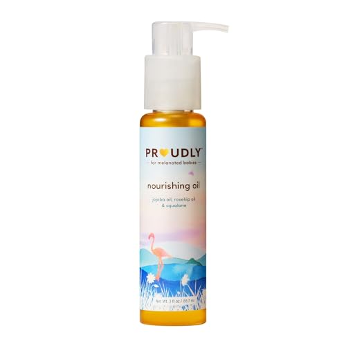 PROUDLY Nourishing Baby Massage Oil - Deep Hydration with Premium Oils & Vitamin E - 3oz