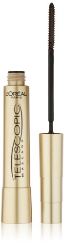 L'Oréal Paris Telescopic Mascara - Intense Length, Precision Brush, Blackest Black - 0.27 fl. oz.