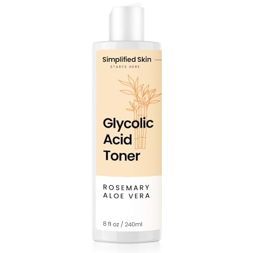 Simplified Skin Glycolic Acid Toner - Hydrating, Exfoliating, Alcohol-Free - 8oz