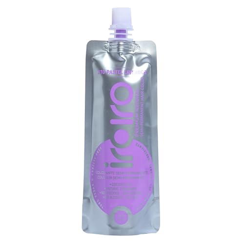 IROIRO Premium Hair Dye - Vibrant Color, Nourishing Coconut Oil, Eco-Pouch - 4oz Pastel Lavender