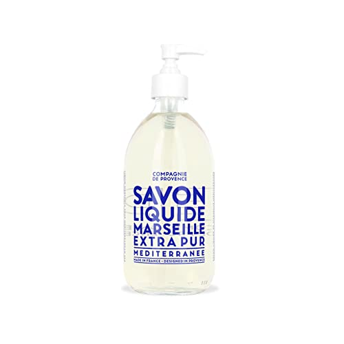 Compagnie de Provence Liquid Hand Soap - Natural Ingredients, Mediterranean Breeze - 16.7 Fl Oz