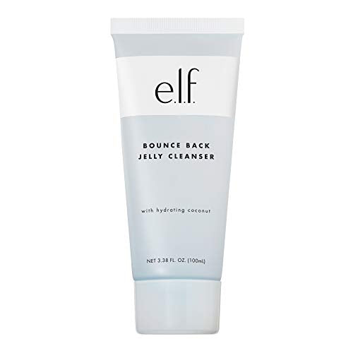 e.l.f. Bounce Back Jelly Cleanser - Gentle Makeup Remover, Vegan, Cucumber - 3.38 Fl Oz