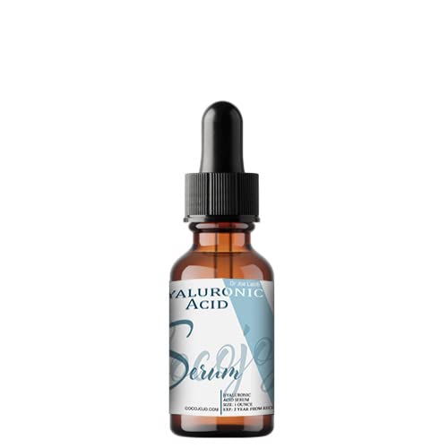 Dr. Joe Lab's Hyaluronic Acid Face Serum - Deep Hydration, Gentle for All Skin Types - 1 oz.