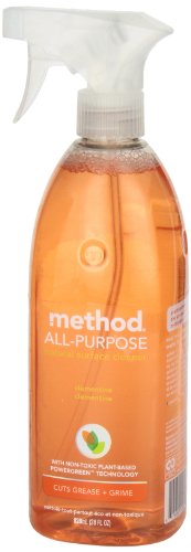 Method All-Purpose Cleaner Spray - Plant-Based, Biodegradable, Citrus Scent - 2 Pack, 28oz Each