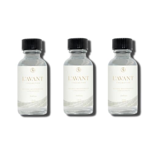 L'AVANT Collective Multi-Surface Cleaner Refill - Powerful Plant-Based Clean, Fresh Linen - 3 x 1oz