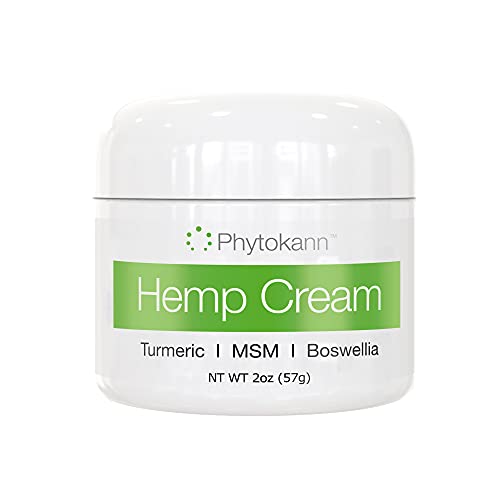 Phytokann Hemp Cream - Joint & Muscle Support with Turmeric, MSM & Boswellia - 4oz