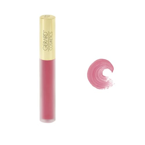 Gerard Cosmetics HydraMatte Liquid Lipstick - Long-Lasting, Non-Drying Pink Nude - 0.14oz