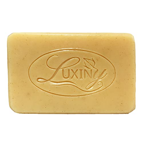 Luxiny Handmade Lemon Drop Soap - Hydrating & Detoxifying, Palm Oil Free - 5oz Bar