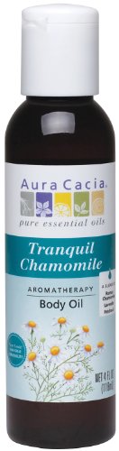 Aura Cacia Body Oil - Nourishing Skin, Relaxing Chamomile Blend - 4 Fl Oz