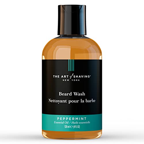 The Art of Shaving Beard Wash - Cleans & Softens, Peppermint Essential Oils - 4 Fl Oz