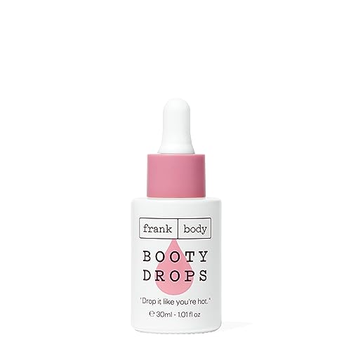 frank body Booty Drops Firming Body Oil - Hydrates & Softens with Caffeine, 1.0 fl oz