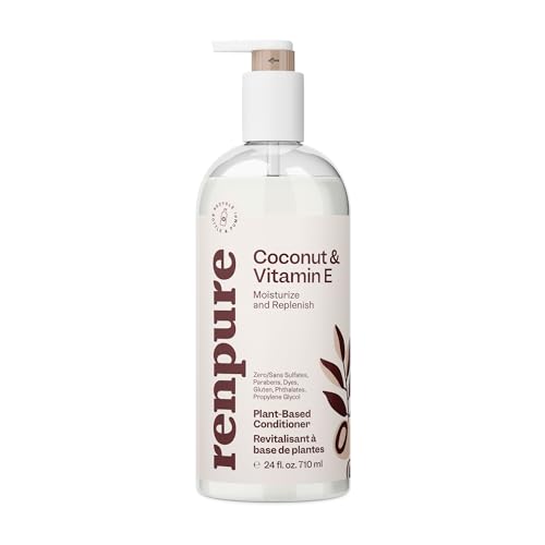 Renpure Conditioner - Moisturizes & Restores Shine, Plant-Based Ingredients - 24 fl oz