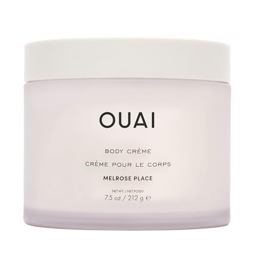 OUAI Body Cream - Hydrating Whipped Moisturizer with Cupuaçu Butter & Squalane - 7.5 Oz