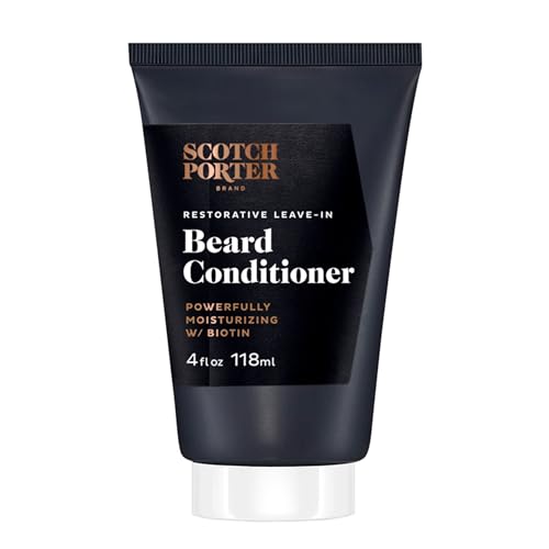 Scotch Porter Beard Conditioner - Deep Hydration, Reduces Frizz, Biotin & Abyssinian Oil - 4oz