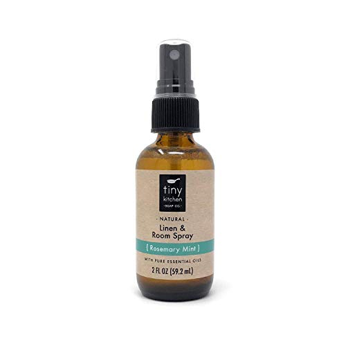 Rosemary Mint Linen & Room Spray - Pure Essential Oils, No Artificial Ingredients - 2 fl oz