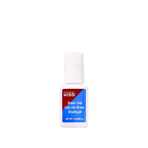 KISS Salon Dip Base Gel - Long-Lasting DIY Manicure, No UV Light Needed - 7g (.25 oz.)