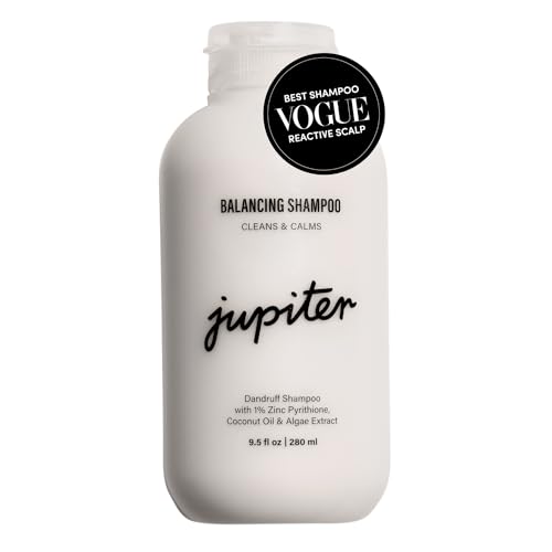 Jupiter Anti Dandruff Shampoo - Soothing Relief for Flaky Scalp, Vegan & Color Safe - 9.5 fl oz