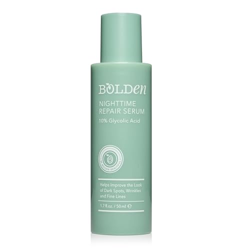 Bolden Nighttime Repair Serum - Targets Dark Spots, Reduces Wrinkles, 1.7 Fl Oz