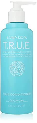 L'ANZA Pure Conditioner - Deeply Nourishing, Color Safe, Aloe Vera & Rice Protein - 8 Fl Oz