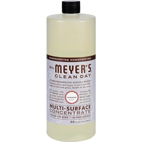 MRS. MEYER'S CLEAN DAY Multi-Surface Cleaner - Tough on Dirt, Biodegradable, Lavender - 32 fl. oz