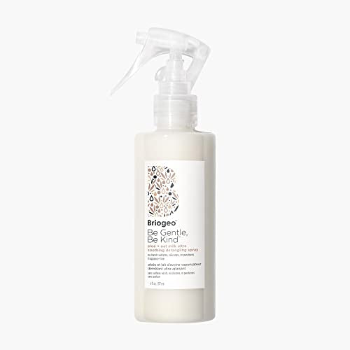 Briogeo Hair Detangler - Hypoallergenic Leave-In Spray, Nourishing Aloe & Oat Milk - 6 fl oz