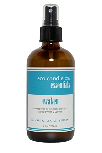 Eco Candle Co. Room & Linen Spray - Pure Essential Oils, Recycled Glass Bottle - 8 fl. oz.