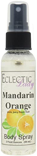 Mandarin Orange Body Mist - Hydrating, Paraben-Free, Handcrafted Fragrance for All - 2oz