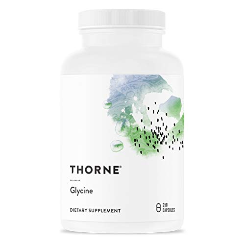 THORNE Glycine - Supports Relaxation & Detox, Pure Ingredients - 250 Capsules