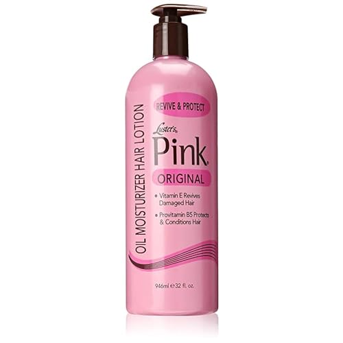 Luster's Pink Oil Moisturizer Hair Lotion - Softens Hair Texture, Made in USA - 32oz