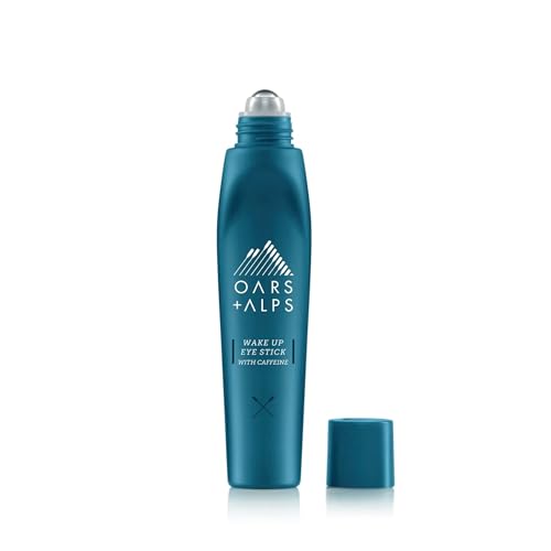 Oars + Alps Wake Up Eye Roller - Reduces Puffiness, Caffeine & Aloe Vera Infused - 0.5 Oz