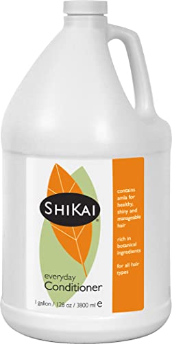 ShiKai Everyday Hydrating Conditioner - Nourishes & Detangles, Vegan with Borage Oil - 1 Gallon