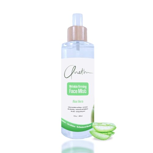 Aneth Wrinkle Firming Face Mist - 98% Organic, Hydrating with Aloe & Sea Moss - 4oz