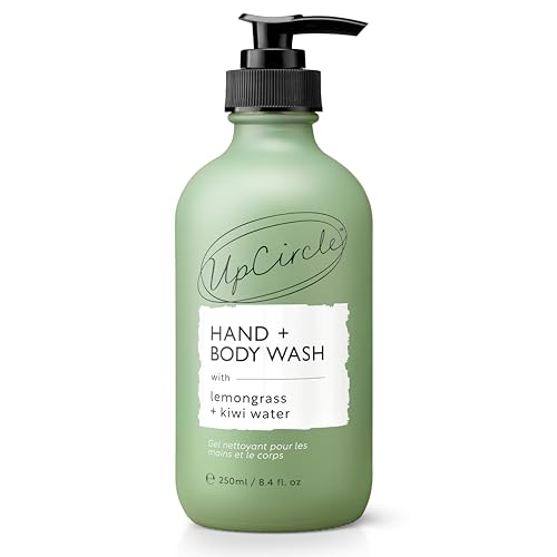 UPCIRCLE Body Wash - Soothing Kiwi Water & Glycerin, Uplifting Lemongrass - 8.45oz