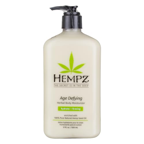 Hempz Body Lotion - Age Defying, Vegan, Paraben & Gluten Free - 17oz Pump, Pack of 2