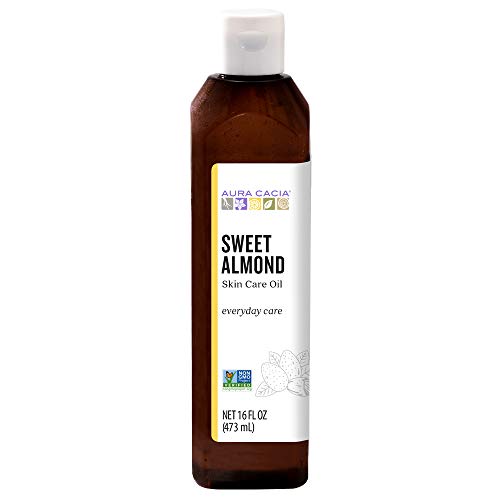 Aura Cacia Body Oil - Nourishing Sweet Almond, Non-GMO, Paraben-Free - 16oz