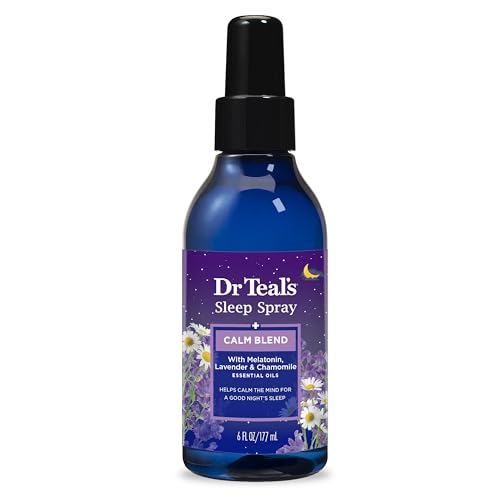 Dr Teal's Sleep Mist - Melatonin & Essential Oils for Relaxation, Cruelty-Free - 6 fl oz